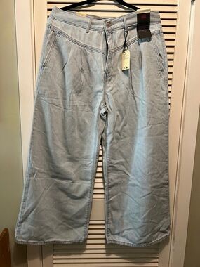 Levi's Light Blue Wide Leg Jeans